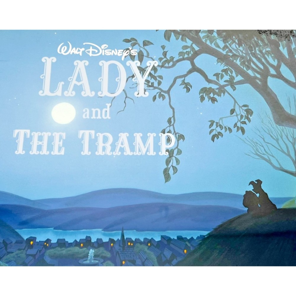 SEALED! Lady And The Tramp Exclusive Portfolio 4 Prints Disney 1998 Lithograph